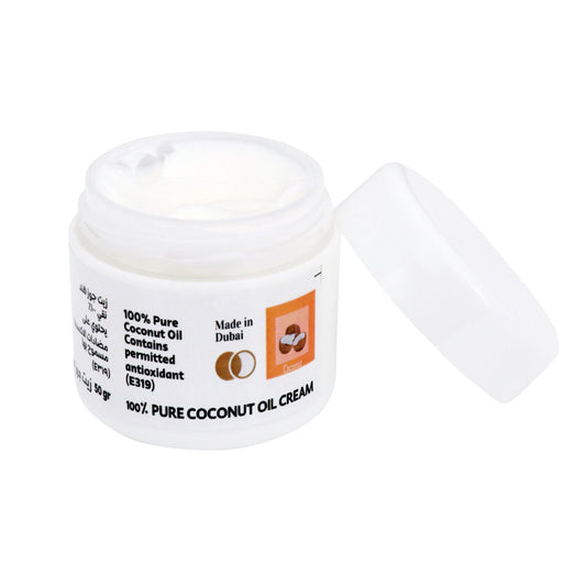 Natural Coconut Oil Cream (50 ml) by Golden VEEs